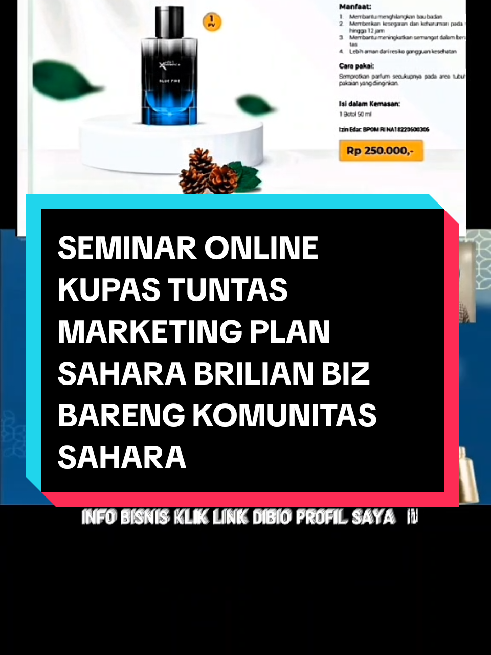 SEMINAR ONLINE KUPAS TUNTAS MARKETING PLAN SAHARA BRILIAN BIZ BARENG KOMUNITAS SAHARA #seminaronline #kupastuntas #marketingplan #saharabrilian  #ariesssahara 