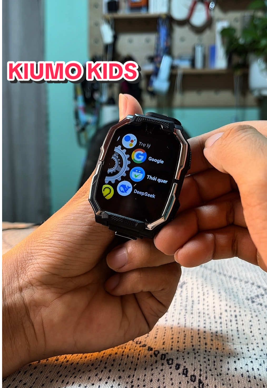 Đồng hồ định vị trẻ em cho bé đi học KIUMO #donghodinhvi #donghotreem #donghocho be #smartwatches #smartwatchreview 