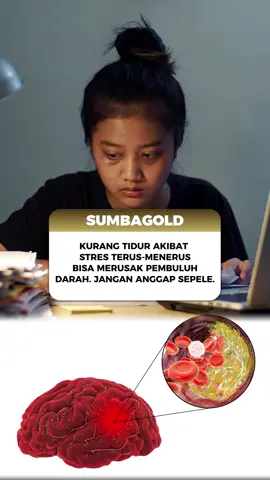 Kurang tidur akibat stres terus menerus, itu bisa merusak pembuluh darah #stroke #fyppppppppppppppppppppppp #stroke #berandatiktok #susukudaliar 