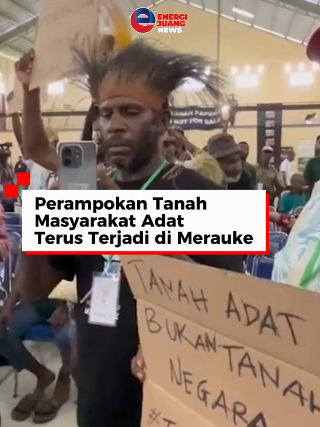 Perampokan Tanah Masyarakat Adat Terus Terjadi di Merauke Selengkapnya di Energijuangnews.com  #tanahmasyarakatadat #merauke #papua #murninusantaramandiri 