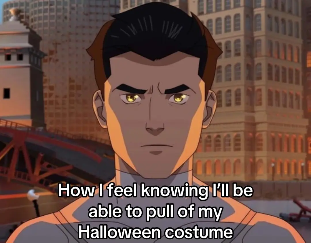 Not the best physique pic of me, just wanted to try it on #costume #viltrumite #viltrumitemark #invincible #randompost