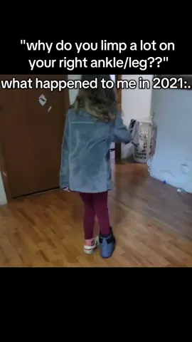 that ankle/leg is weak now. I don't limp in public, I don't want anyone to worry. #Ankle #weak #fyp #foryoupage #relateable 