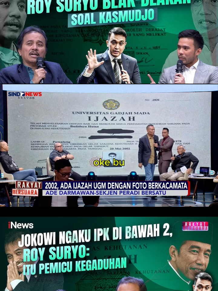 Ijazah asli jokowi di tampilkan di inews rismon,roy cs dan lainnya tercengan#fyppppppppppppppppppppppp #faryoupage #fyptiktok #fouryourepage #beritatiktok #fypforyou #fypツ #trending #tiktokviraltrending #foryou #fourpage #videoviral #titokviral #fyp
