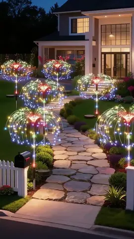 Starting my Christmas decor with these dreamy solar lights! ✨✨