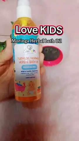 Moringa Herbal bath Oil, pra sa mga babies na merong dry and sensitive na skin si baby check out your's now#herbal #moringa #bathoil #babyproducts #babyessentials 