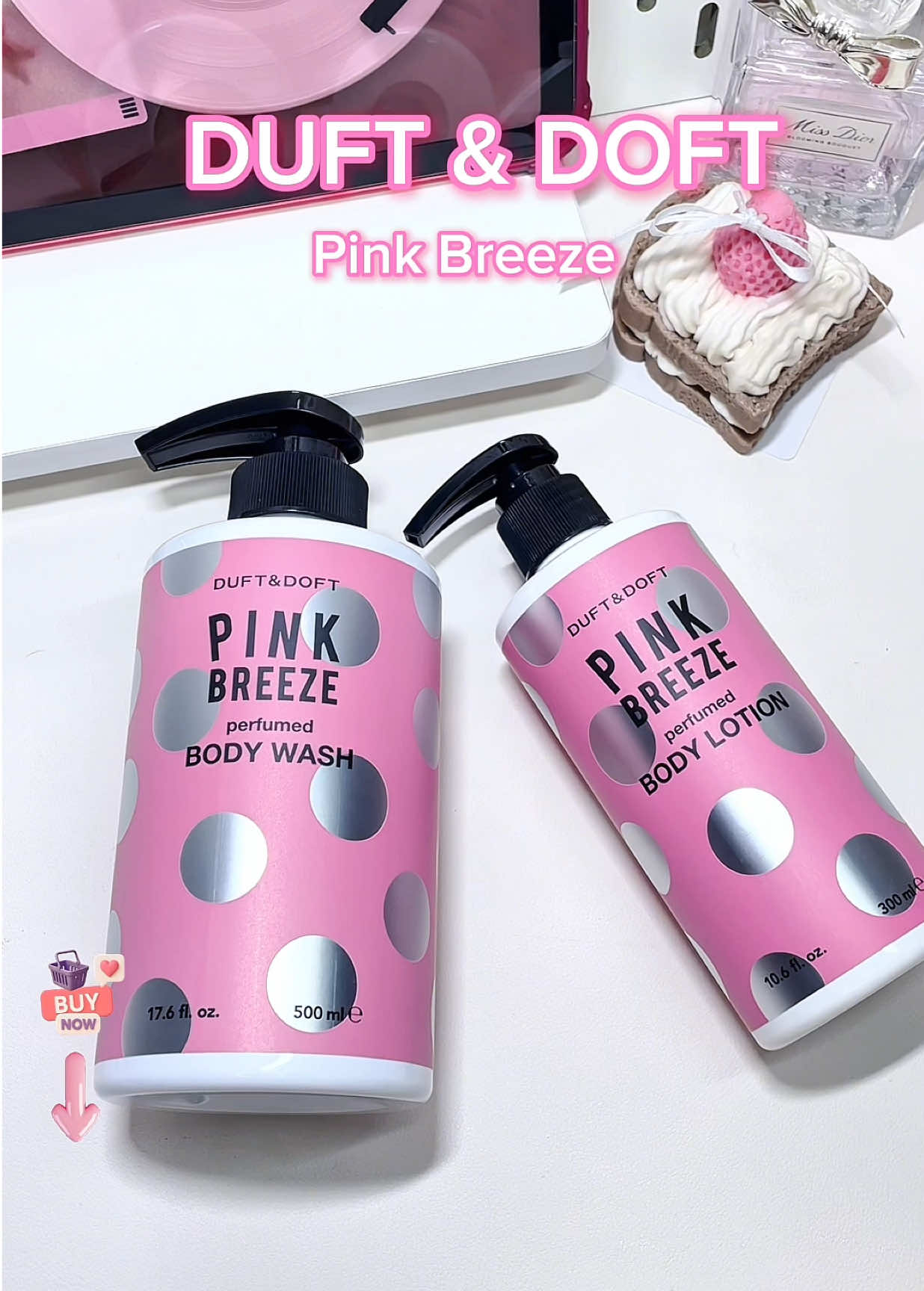 Thơm xịn mịn mà packaging màu cute nữa đó @DUFT&DOFT  #duftanddoft #duftanddoftvn #bodywash #lotion