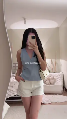 Ang girlyyy, love it so much kuha pa ako iba color 🤍 #topforwomen #linentop #outfit #outfitideas #outfitinspo 