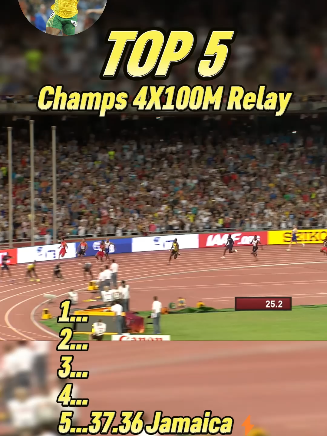 Top 5 Fastest 4x100M World Championships Races In History!
