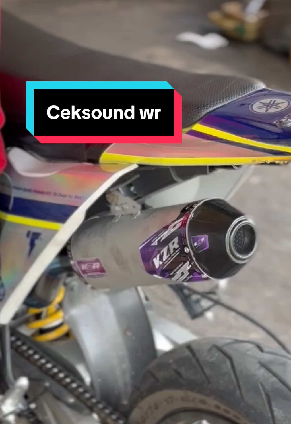 Cheksound KZR RACING  #supermoto #knalpotkzr #klxsupermoto #fyp #knalpotcrf 