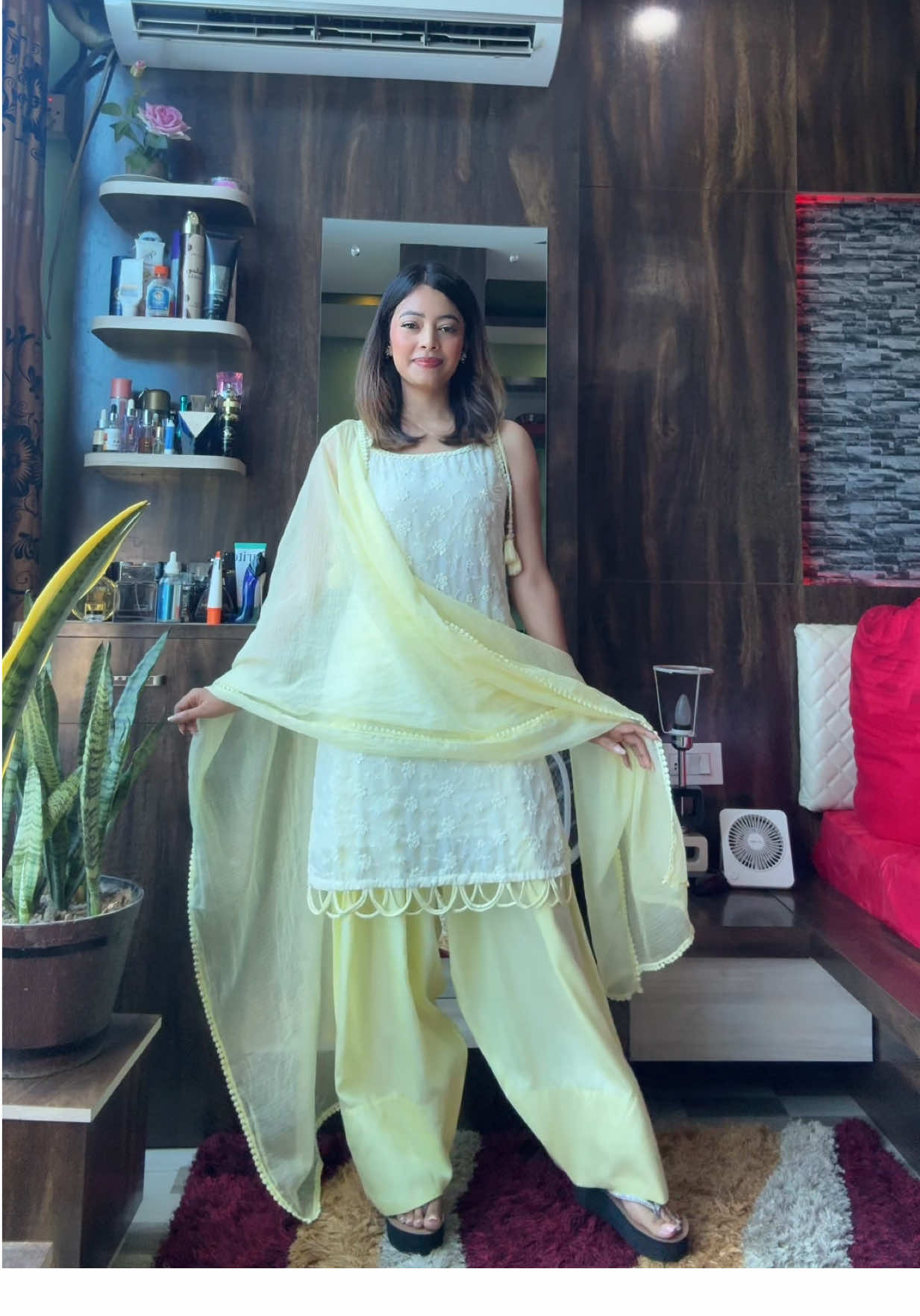 Sleeveless Kurti Available ❤️  Size: S/M/L/XL #shopwithprajina #ethnicwear #dashainoffer #cordset #kurtaset #tiktoknepal #featureme #fyp 