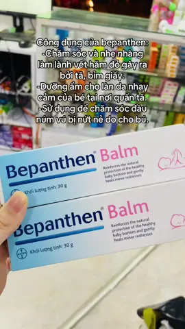 Kem bôi chống hăm tã Bepanthen Balm Bayer dưỡng ẩm, giảm kích ứng (30g)#bepanthen #kemboihamda #conyeu #xuhuong #mebimsuachamcon 