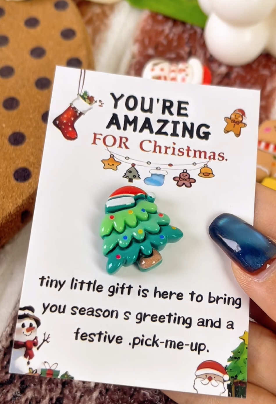 10 pcs Fun Christmas Pocket Hug for Friends,with AVariety Of and ResinGadgets,Atmosphere Decoration Gifts, withHoliday Christmas Encouragement Cards, Suitable forFriendsandFamily, FriendshipGifts, ChristmasGifts, UniqueGiftSet #Christmas#ChristmasGifts#HolidayGifts#PocketHug#ResinGadgets#FriendshipGifts