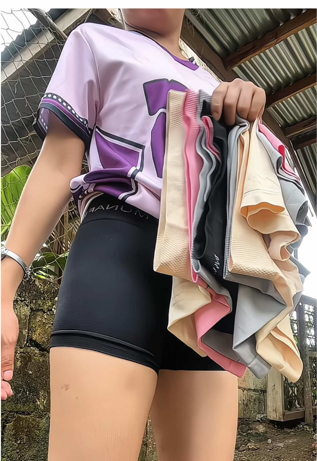 4pcs for only 100+pesos!?  Disclaimer: price may vary after promotion ends !! #cyclingshort #seamlessshort #athleticshorts 