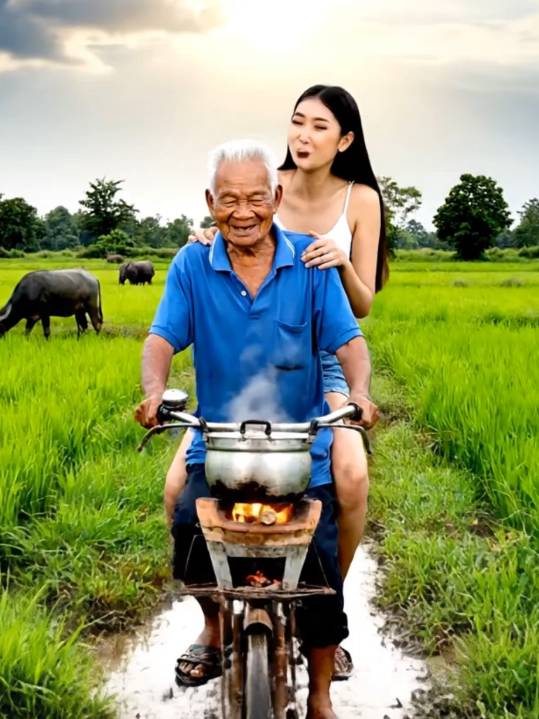 พูดแบบนี้ได้ไง ลุงเขินนะ#ลุงเสงียมใจดี