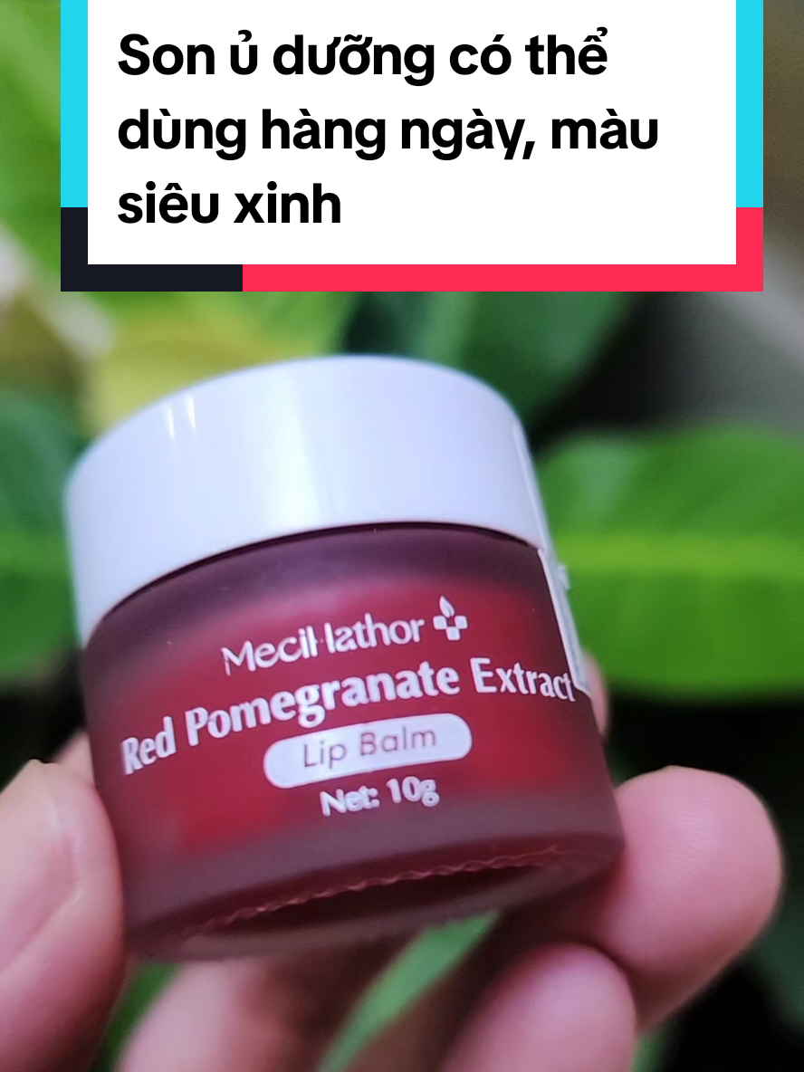 Son ủ dưỡng môi lựu đỏ MeciHathor# #mynguyenreview #mypham #sonduong #sonduongmoi #sonduonghongmoi @Mynguyen.review 