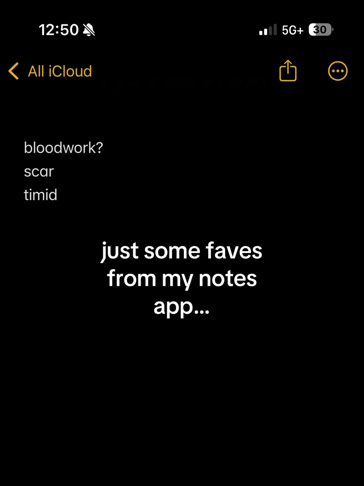 truly some wild things in my notes app! #adhd #notes #notesapp 