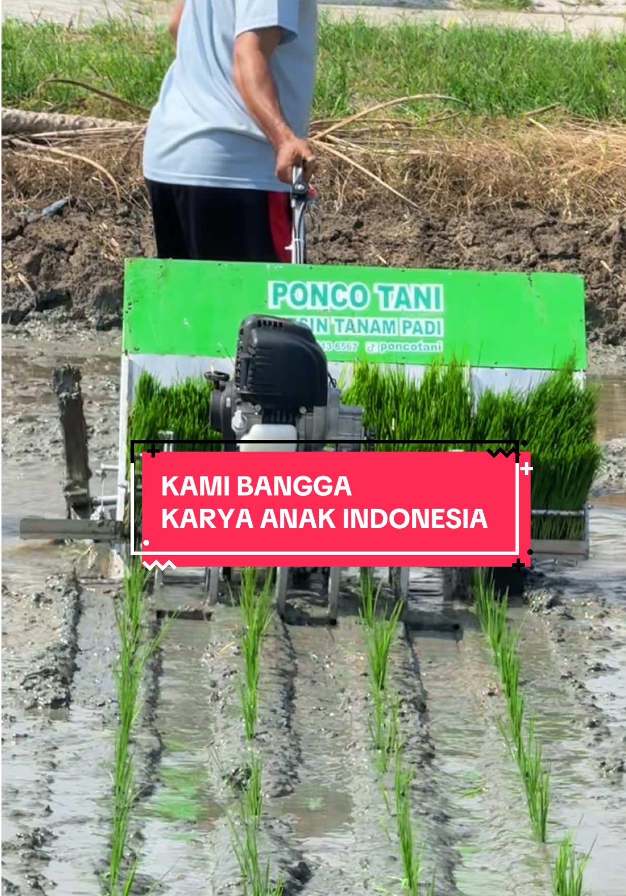 KAMI BANGGA KARYA ANAK INDONESIA #poncotani  #mesintanampadi  #karyaanakindonesia 