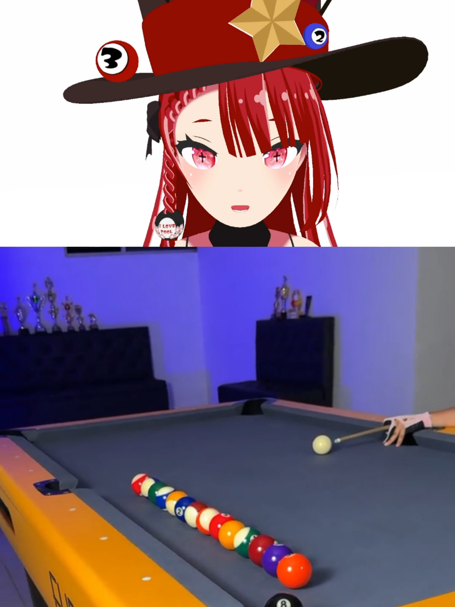 神業ビリヤードをVRで再現チャレンジ 27日目 @lauuu.pool  #バーチャルハスラーみなみにし #VRチャット #VRChat #ブイチューバー #billiards #ビリヤード #pool