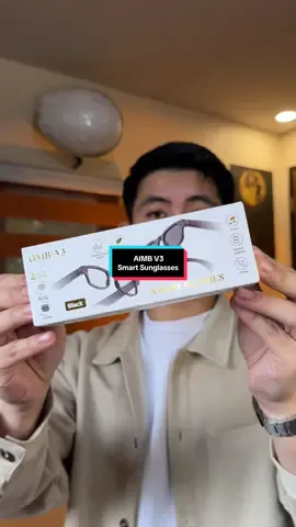 Glasses na, headset pa! AIMB v3 Smart Glasses lang yan💪🔥💯#smartglasses #sunglass #eyeglasses 