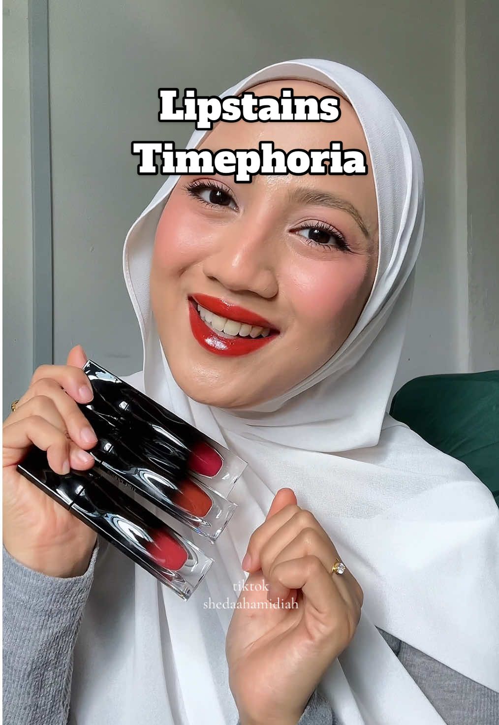 Wehhh bestnyaa lipstains nii 😍 #lipstains #timephoria #timephoriamy #lipstick 