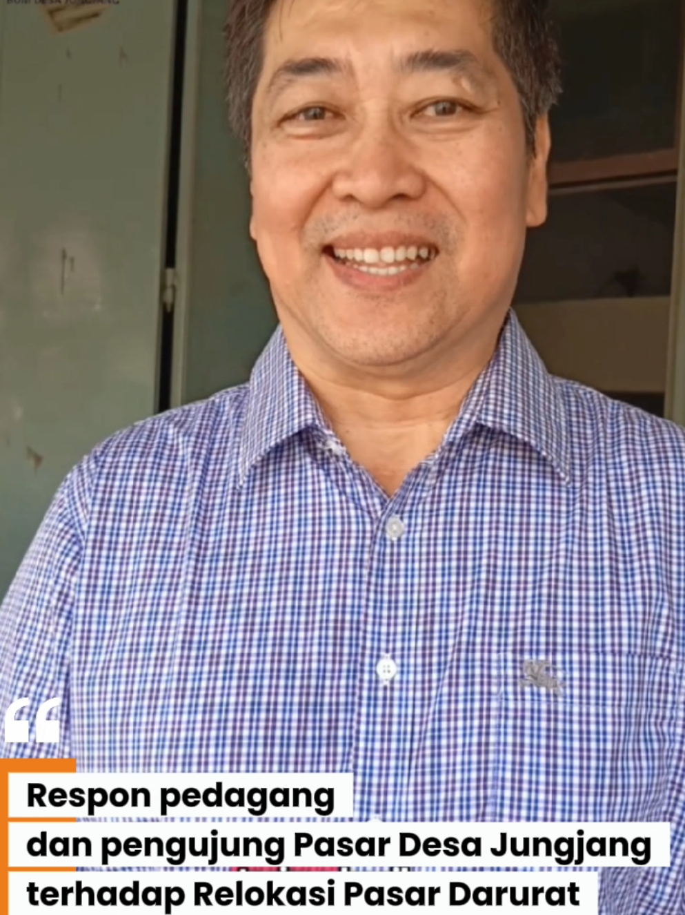 Respon pedagang dan pengunjung pasar Desa Jungjang terhadap relokasi pasar darurat.  Adapun relokasi pasar darurat terletak di belakang Polsek Arjawinangun yaa.  #pasarjungjangarjawinangun #bumdes #pasarjungjang #fyp #fypviralシ 