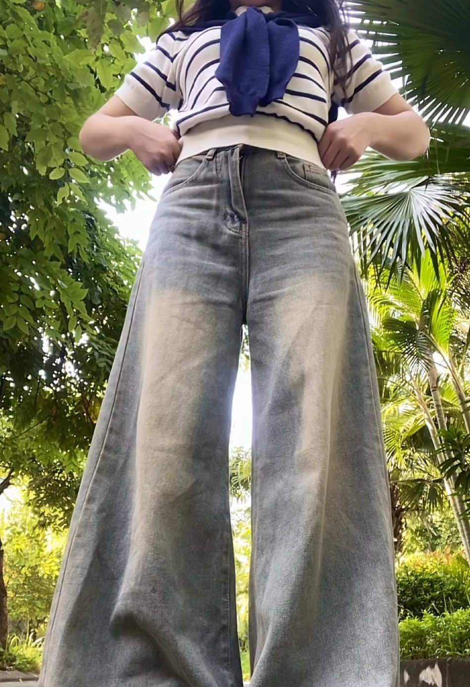 Màu wash xám #lena #review #hottrend #quanjeannu #quanongloe 