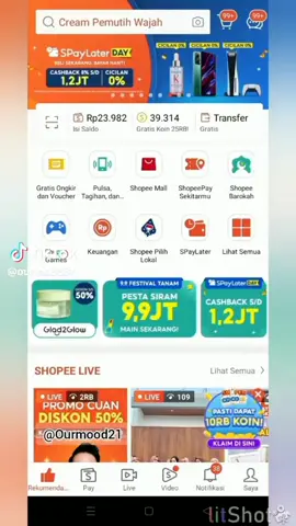ISI SALDO DANA KE SHOPEEPAY #fyp #promosigratis #saldodana #saldoshopeepay #dompetdigital 