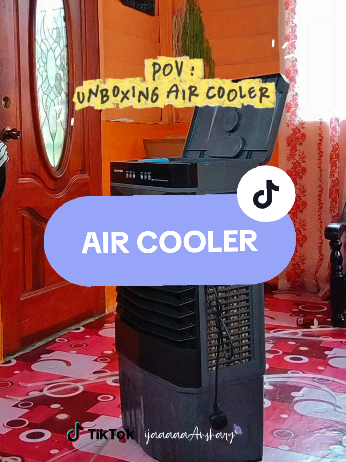 Unboxing time 😋 Air cooler 60liter ✨ #aircooler #sukinbo #racuntiktok #tiktokmalaysia #fyppppppppppppppppppppppp 