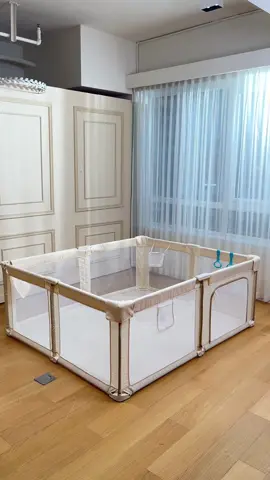 This playpen is collapsible for easy storage!#playpen #babyplaypen #foldable #baby 