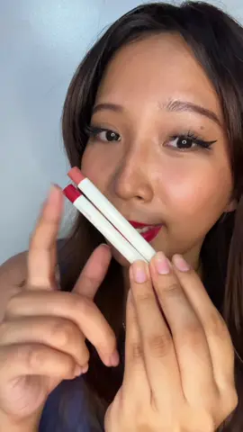 first time trying @GRWM Cosmetics lip contours, felt cute (nude pink) and new classic (red) 💋 #lipliner #grwmlipcontour #fyp 
