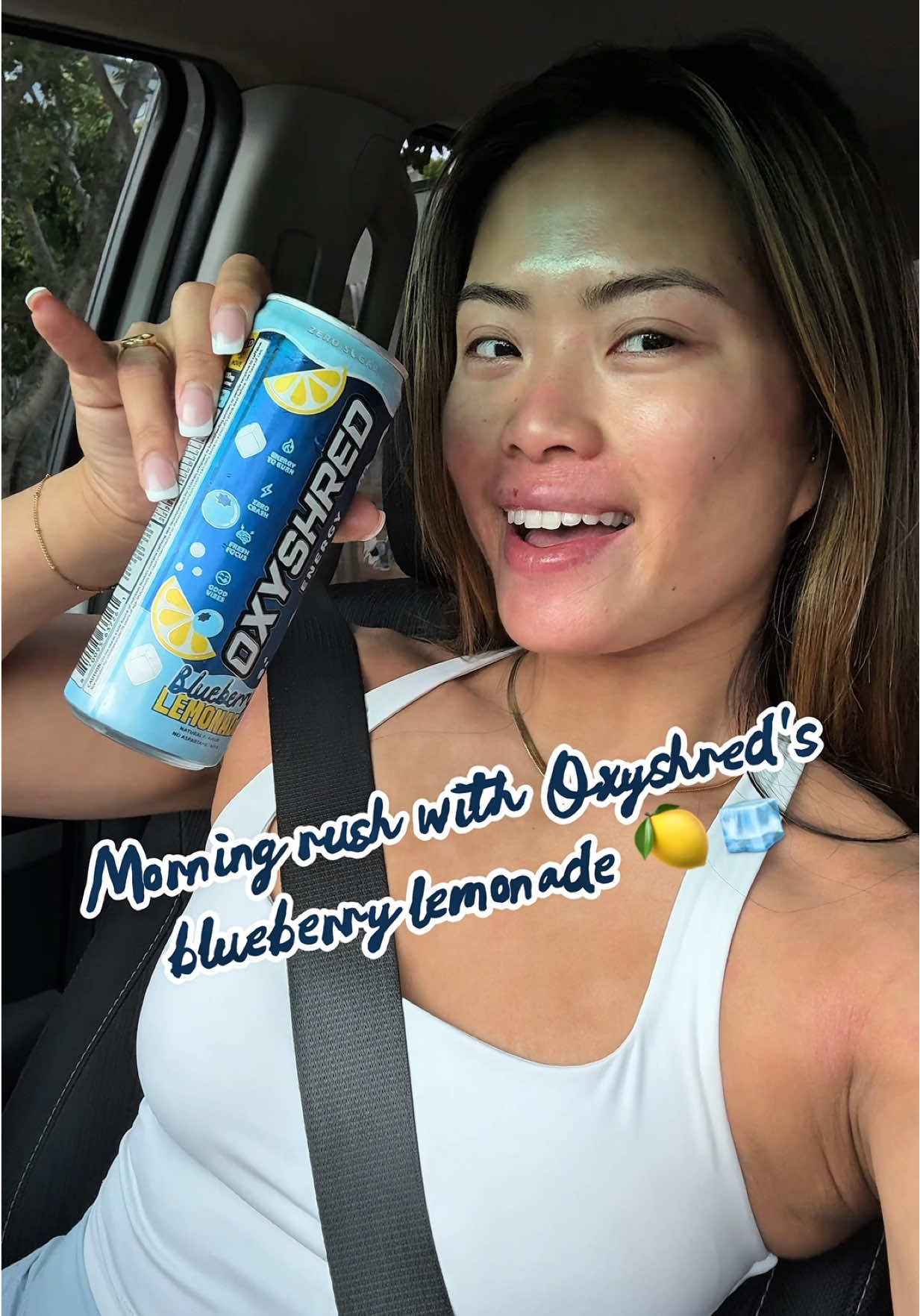 Forever juggling the morning chaos, but I can’t do it without @OxyShred Energy ✨ Absolutely loving the new Blueberry Lemonade flavour. Grab yours now at your local 7-Eleven and let me know in the comments what you think! 🫐🍋