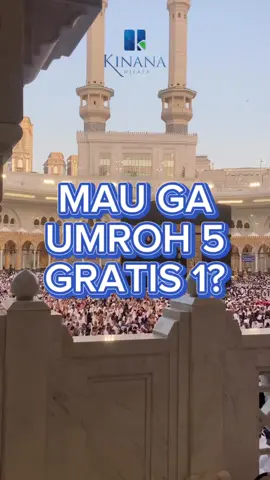 📢 5 GRATIS 1 📢 Bawa keluarga, sahabat, atau jamaah bersama Anda, dan nikmati kesempatan 1 ORANG GRATIS untuk setiap pendaftaran 5 orang berangkat umroh! 🌙✨ 💼 Keuntungan yang Anda dapatkan: ✅ Hemat biaya dengan bonus kursi gratis ✅ Fasilitas hotel bintang 3 dekat Masjidil Haram & Nabawi ✅ Pesawat Garuda Indonesia ✅ Makan 3x Sehari ✅ Visa dan Asuransi Umroh ✅ Perlengkapan Umroh ✅ City Tour Mekkah dan Madinah ✅ Bus AC sepanjang perjalanan  ✅ Pembimbing berpengalaman dan ramah 📌 Cocok untuk: 👨‍👩‍👧 Keluarga besar 👥 Komunitas 🤝 Sahabat atau grup pengajian 🕋 Segera daftarkan diri Anda dan rombongan, raih keberkahan perjalanan ke Tanah Suci dengan lebih hemat dan nyaman! 📞 Hubungi kami sekarang 📲 WA : 0877 7799 5000 📥 DM : Instagram/Tiktok #umroh #mekkah #masjidilharam #umrohhemat #umrohmurah 
