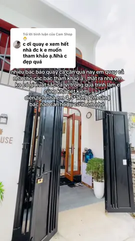Trả lời @Cam Shop 🐣  diện tích nhà em 4,5*17m ( 2m sân ) nhà e xây hết gần 1 tỉ nha các bác #nhagaclung #giadinhnhabo 