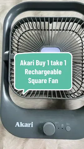 Akari Buy 1 Take 1- Rechargeable Square Fan #affiliatemarketing #trendingtiktok #qualityproduct #electricpan #viral @Aira Geelyne Flora Sollegue 