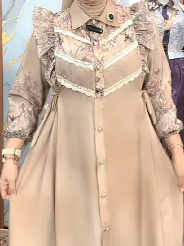 AYRAA GAMIS bahan coco nicci print wanita premium muslim cantik #gamismuslim #gamiscantik #gamispremium #gamiskekinian #gamismurah 