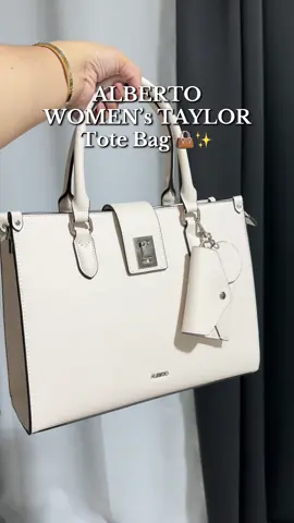 Grabe ang lakas maka sosyal nitong Taylor Tote Bag ng Alberto! Di ko iniexpect na ganto kaganda ang quality! Akala ko pa malaki pero sakto lang pala ang laki! Kakiligggg!  #bag #newbag #alberto #albertobag #womensbag 