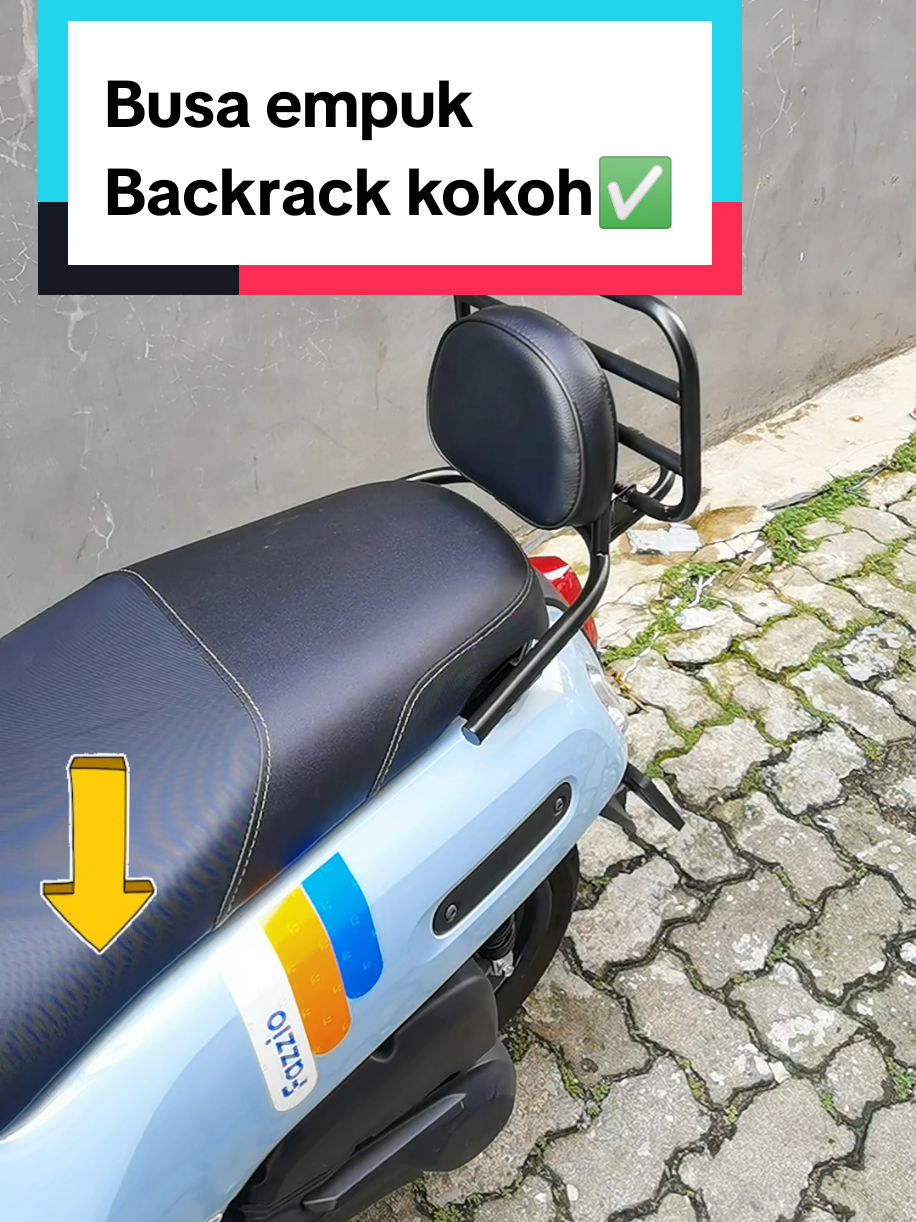 Sandaran dan Backrack Yamaha Fazzio #accessories #variasimotor #yamaha #fazzio #backrack 