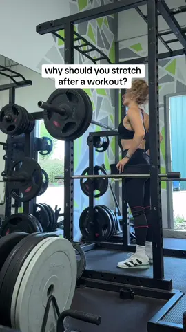 Why stretching after a workout isn’t just a load of bull. The benefits of stretching after you’ve run or exercised …  #fyp #stretchroutine #yoga #strengthtraining 