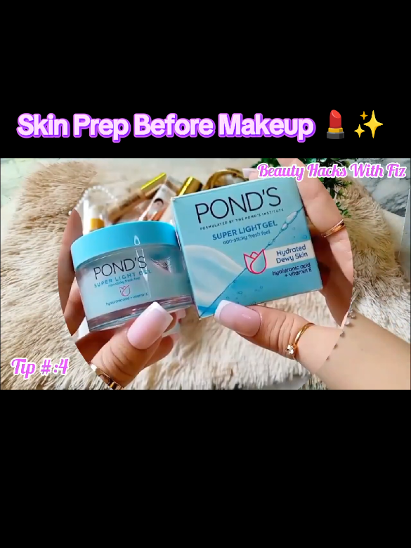 Skin Prep Before Makeup 💄✨ #foryoupage #foryouofficial #skincare #makeup #ponds 