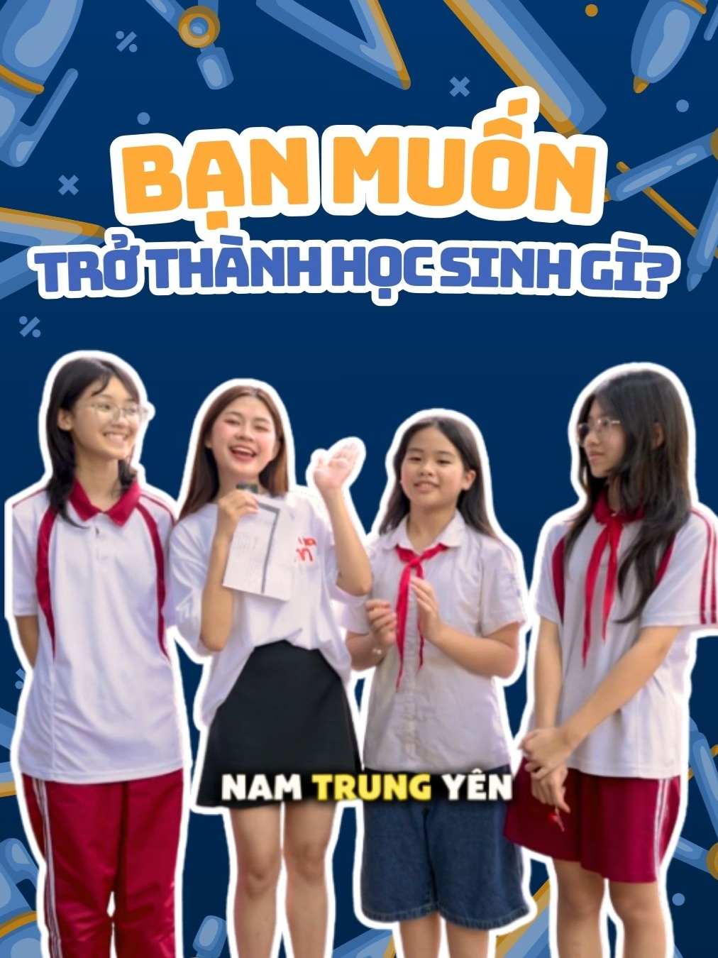 Năm nay bạn sẽ phấn đấu trở thành học sinh gì nào?? Cmt cho chị Hải Anh biết nha !!!!!!!!!!!#aolop #aolophaianh #dongphuchaianh