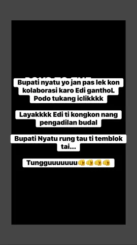 Awas koe yo BUPATI ASU GATOT SUNU.. #tulungagung #suciviral #sucitulungagung #gatotsunu #suci 