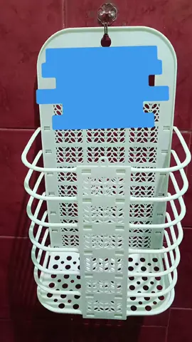 MOTION PLUS】wall hanging laundry basket folding bathrokn household storage basket laundry basket Organiser Hangable #LaundryBasket #HomeEssentials #WallHangingBasket #SpaceSaver #LaundryHack #FoldingBasket #BathroomStorage #HomeStorageSolutions 