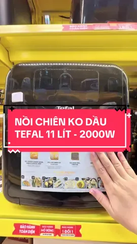 Nồi chiên không dầu Tefal 11lít - 2000W #giadungtienich #giadung #giadungthongminh #noichienkhongdau #tefal 