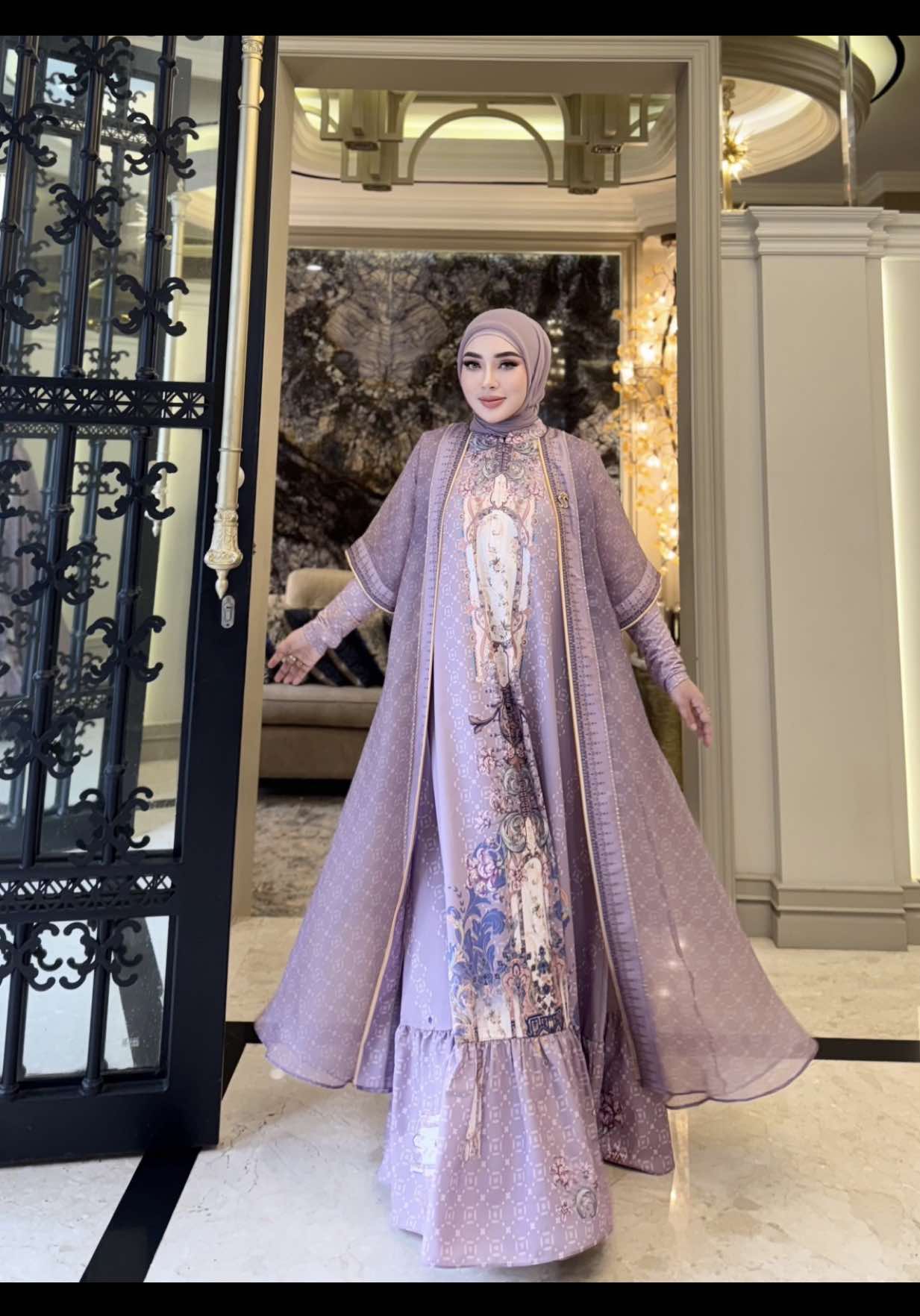 dress lilac mewah 😍