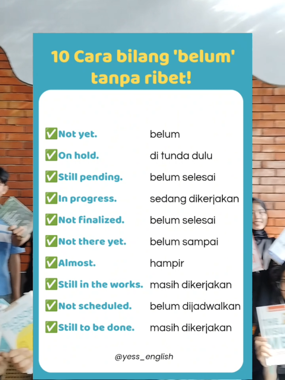 Ini dia 10 cara bilang 