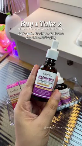 Buy 1 Take 2 sadoer niacinamide serum  #sadoerniacinaideserum #serum #niacinamideserum #skincare #buy1take2sadoer 