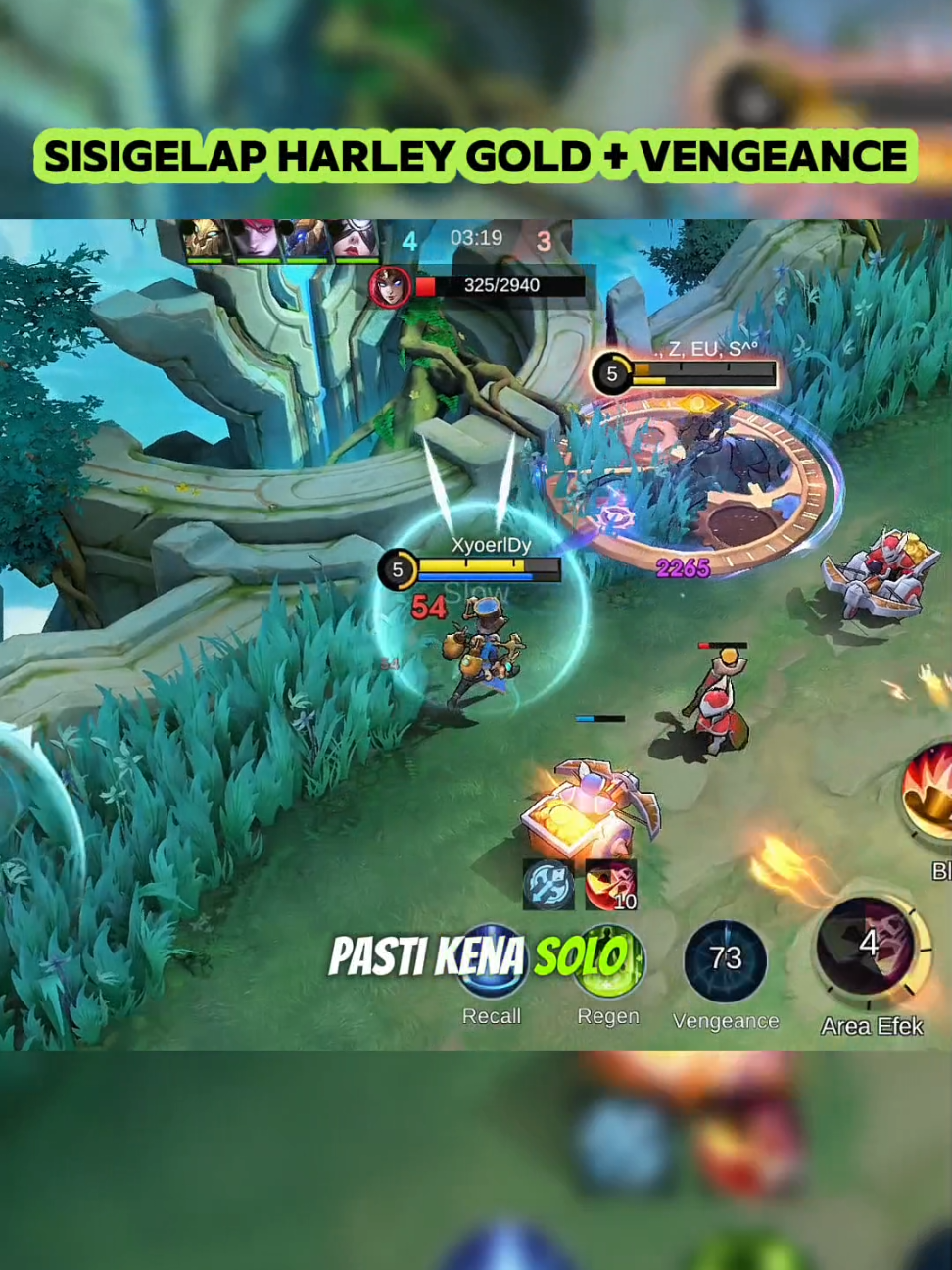 Sisi gelap harley vengeance #MLBBNEXT2025 #NEXTJagoanMabar #MLBBObsidia #MLBB 