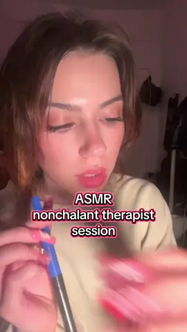 ASMR role-play with a nonchalant therapist  #asmrvideo #asmrroleplays #asmrtriggers #asmrsounds #lowqualityasmr 
