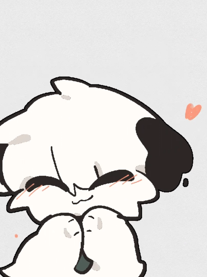 Kissing back :3c Source: https://b23.tv/sCK54dx #furry #kemono #furryfandom #bilibili #chibikemono 