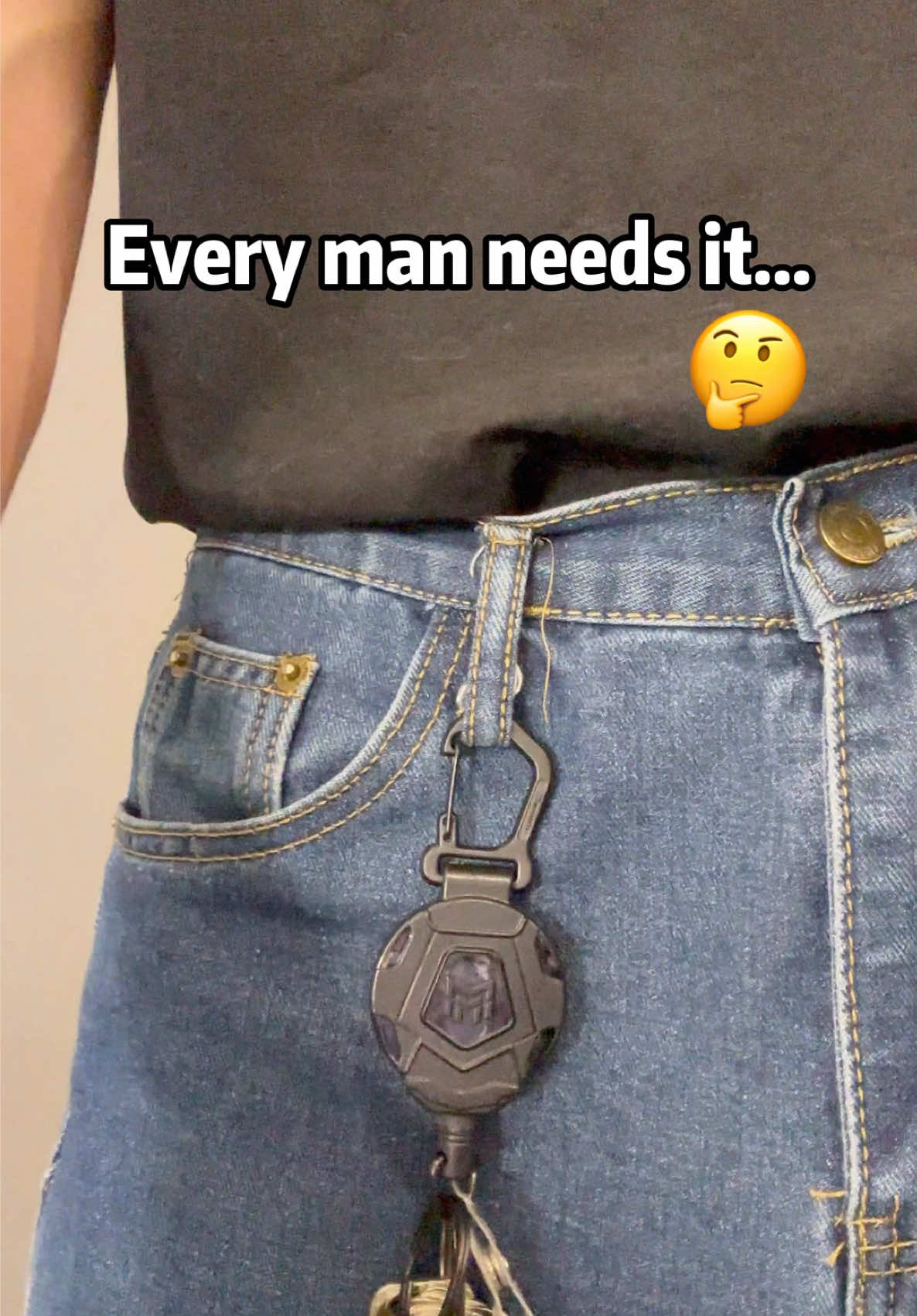 Every man need this👏#edc #keychain #badgeholder #tiktokmademebuyit #giftforhim 